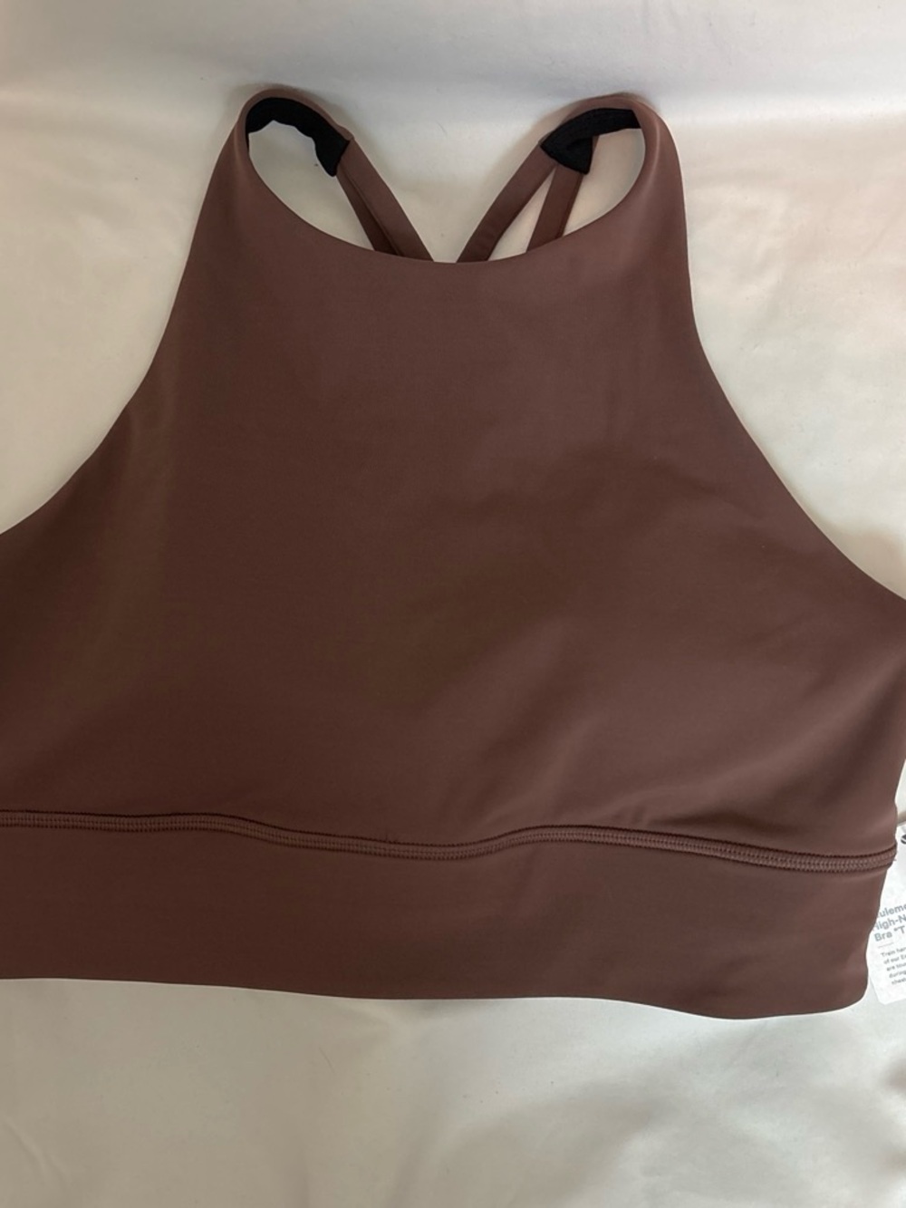 lululemon athletica High-Neck Brown Sports Bra